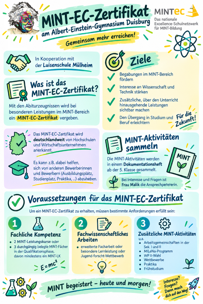 MINT EC Zertifikat Flyer Web